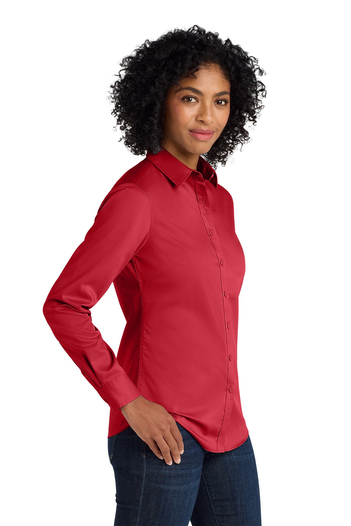 Ladies Dress Shirt L663 (Overstock) (b1)