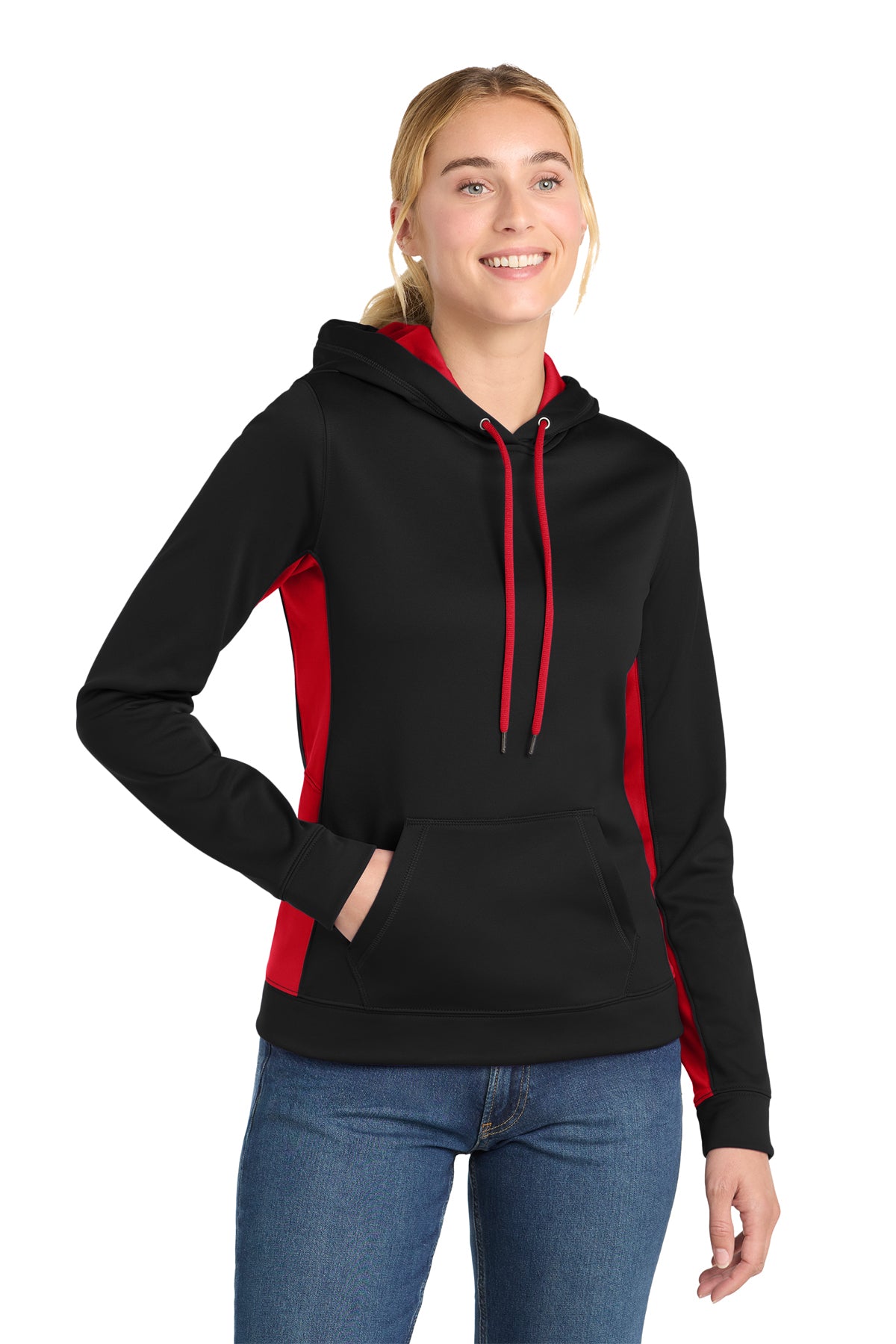 Sport-Tek® LST235 Colorblock Hoodie (Overstock) (b1)