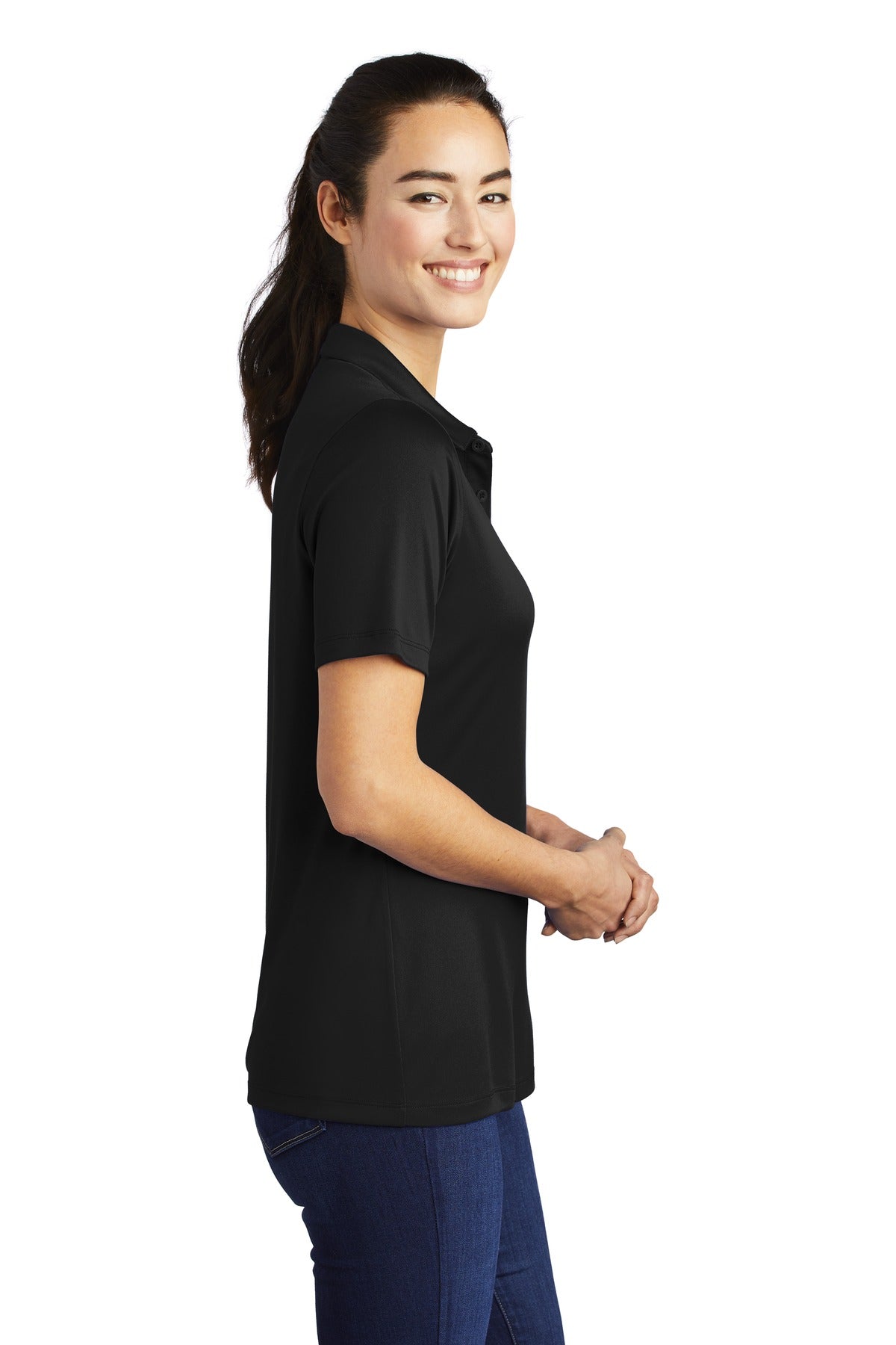Sport-Tek® Ladies Posi-UV ® Pro Polo.  LST520