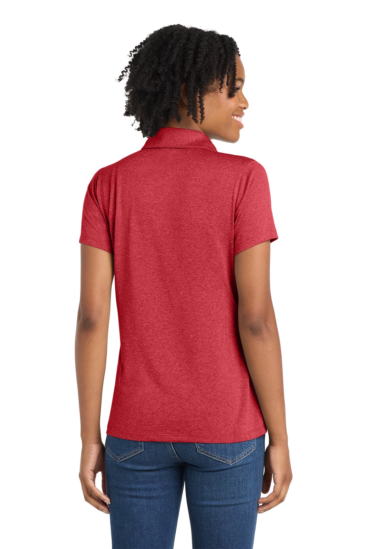 Sport-Tek® Ladies Heather Contender™ Polo. LST660