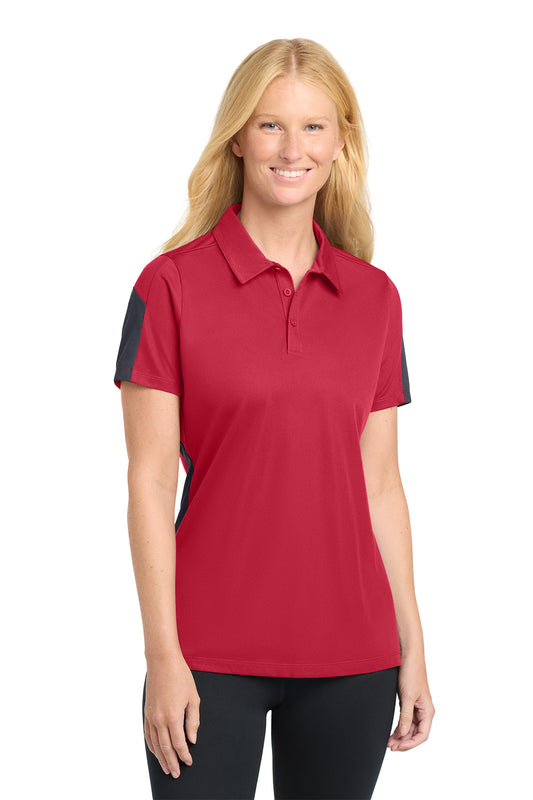 Sport-Tek® Ladies Textured Polo. LST695 (Overstock) (b5)