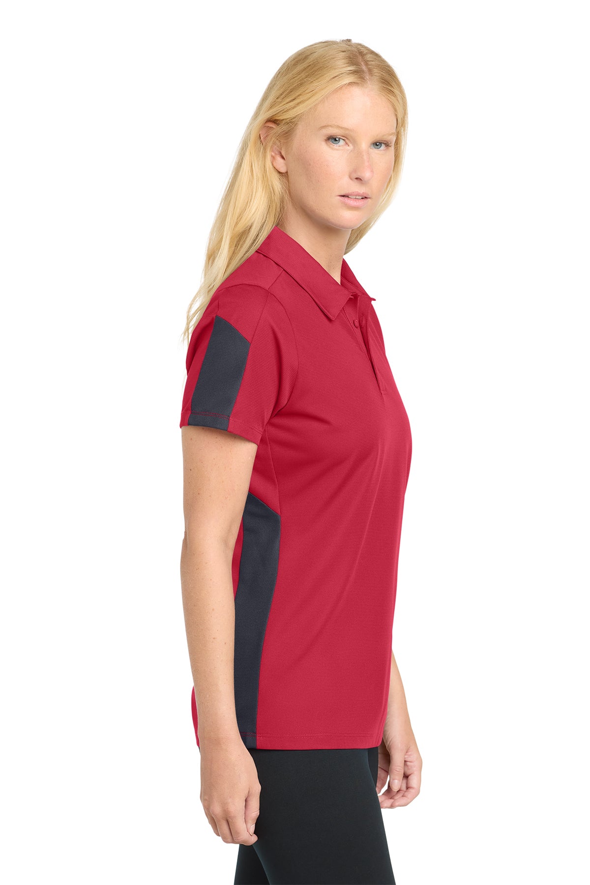Sport-Tek® Ladies Textured Polo. LST695 (Overstock) (b5)