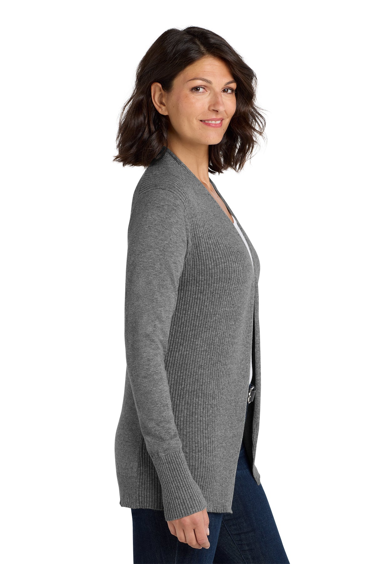 Open Front Cardigan Sweater. LSW289 (Overstock) (b4)