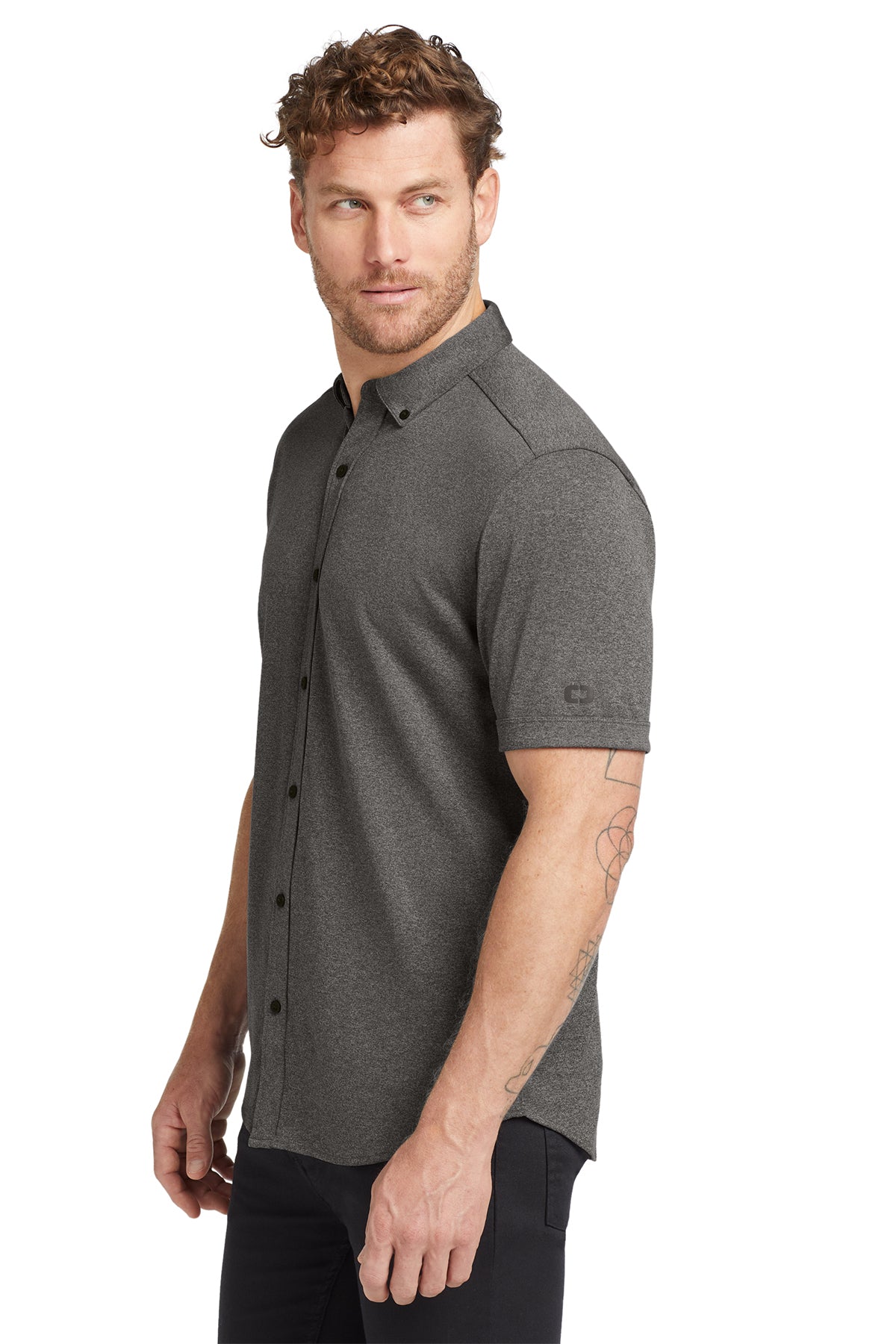 OGIO ® Gravitate Full-Button Polo. OG141