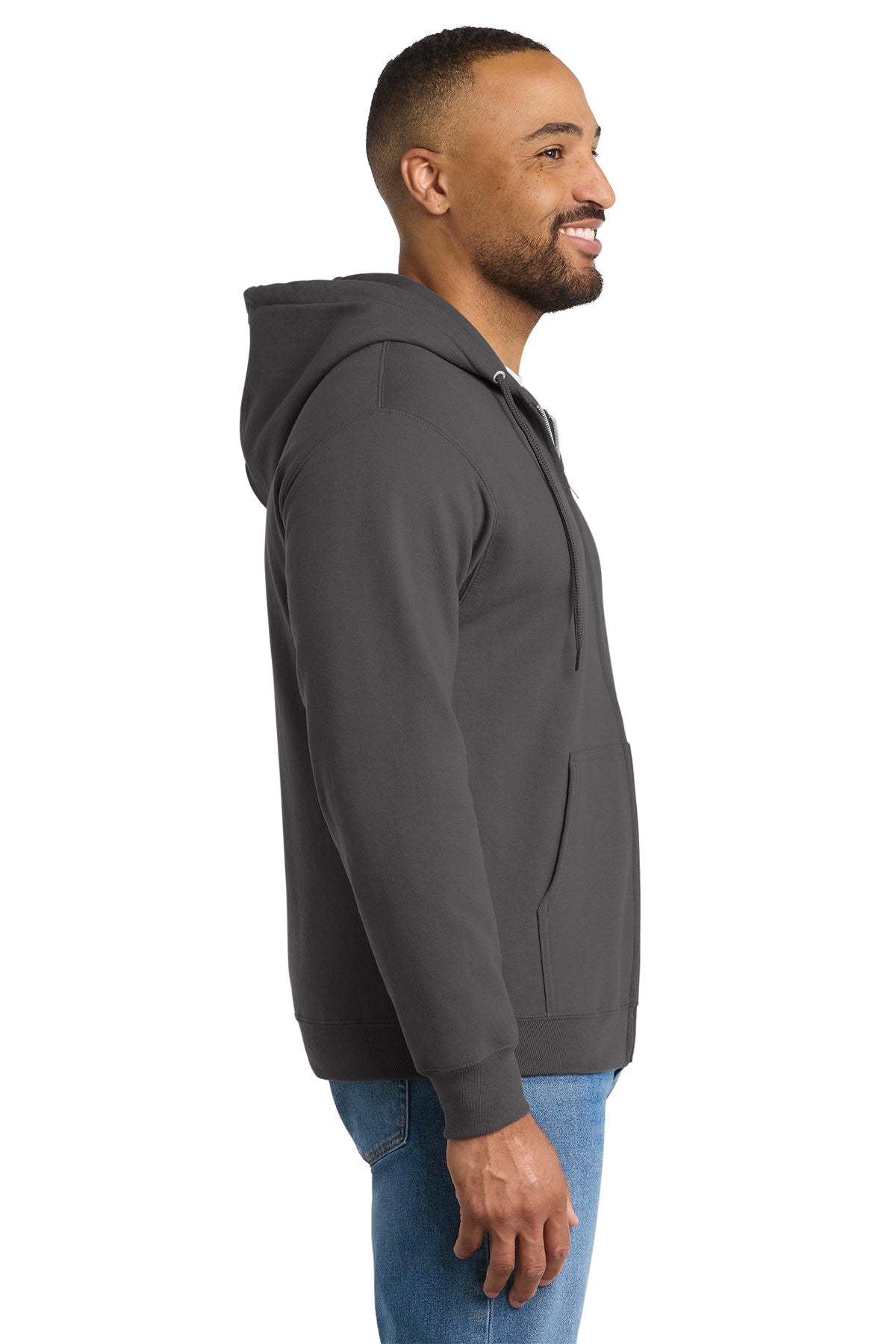 Premium Full-Zip Hoodie with Embroidery  PC90ZH (Overstock) ( b6)