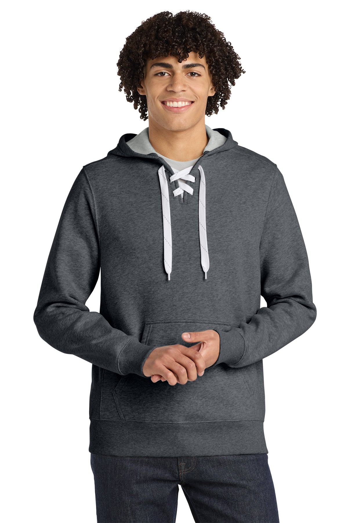 Sport-Tek® Lace Up Pullover Hoodie ST271 (Overstock) (b8))