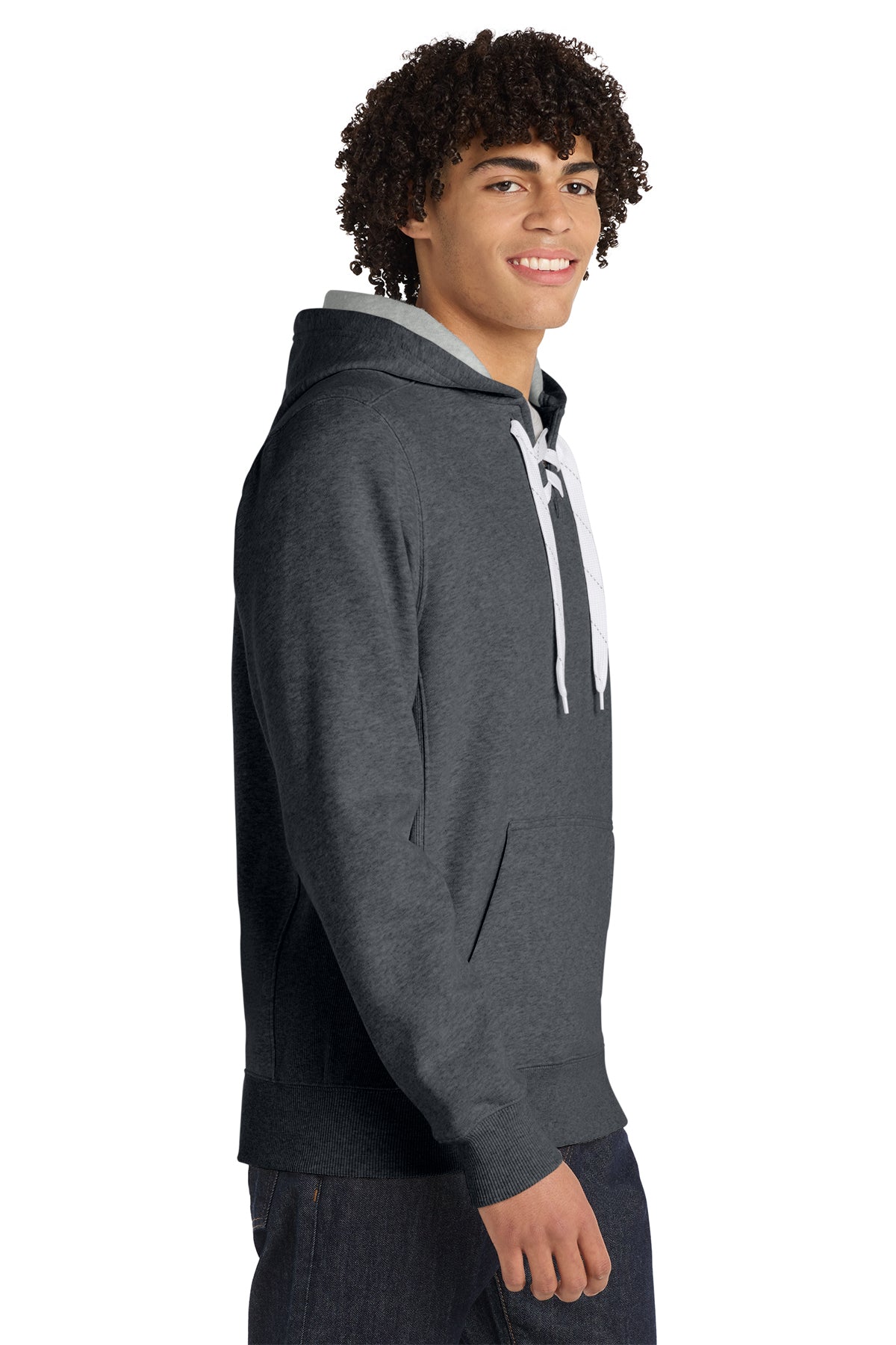 Sport-Tek® Lace Up Pullover Hoodie ST271 (Overstock) (b8))
