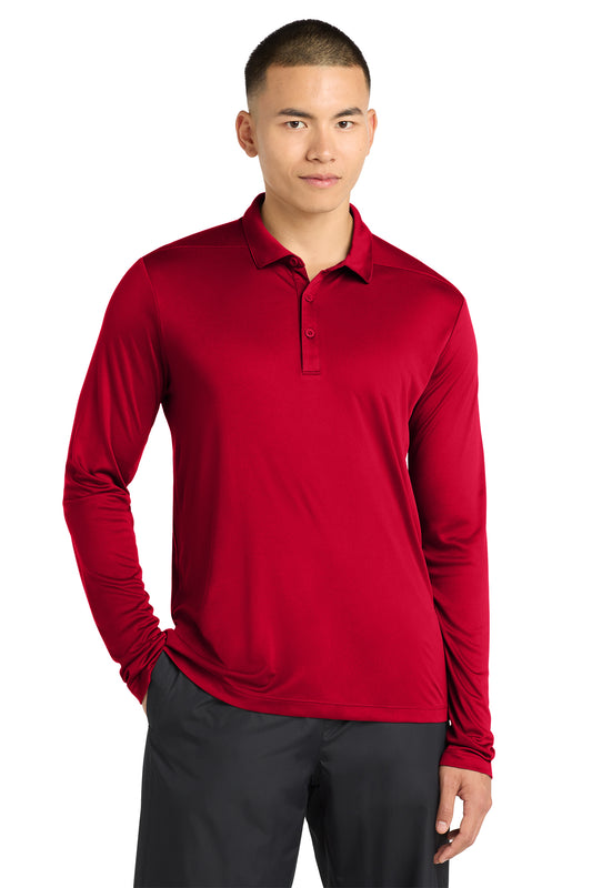 Sport-Tek ®  Posi-UV®  Pro Long Sleeve Polo. ST520LS (Overstock) (b8)