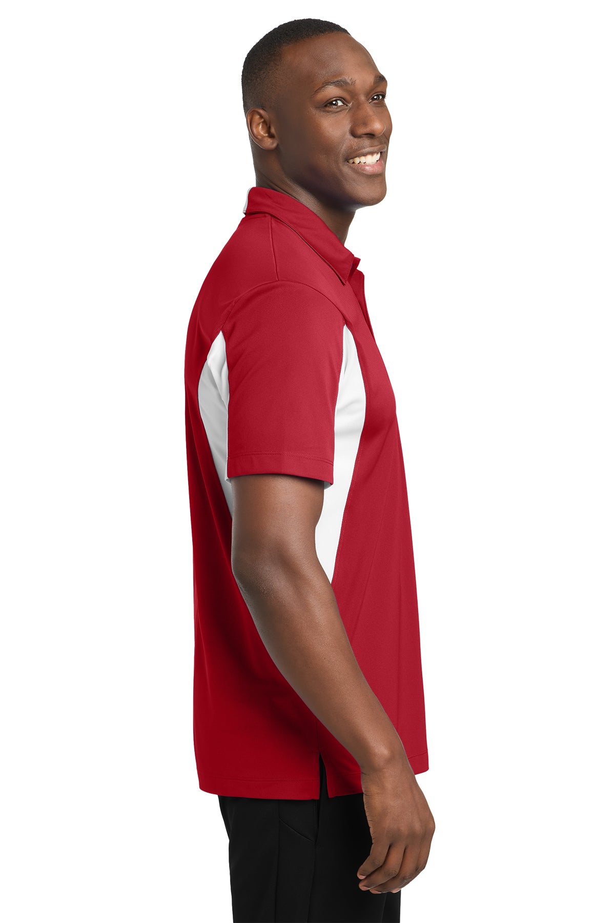 Side Blocked Micropique Sport-Wick® Polo. ST655   (Overstock) (b5)