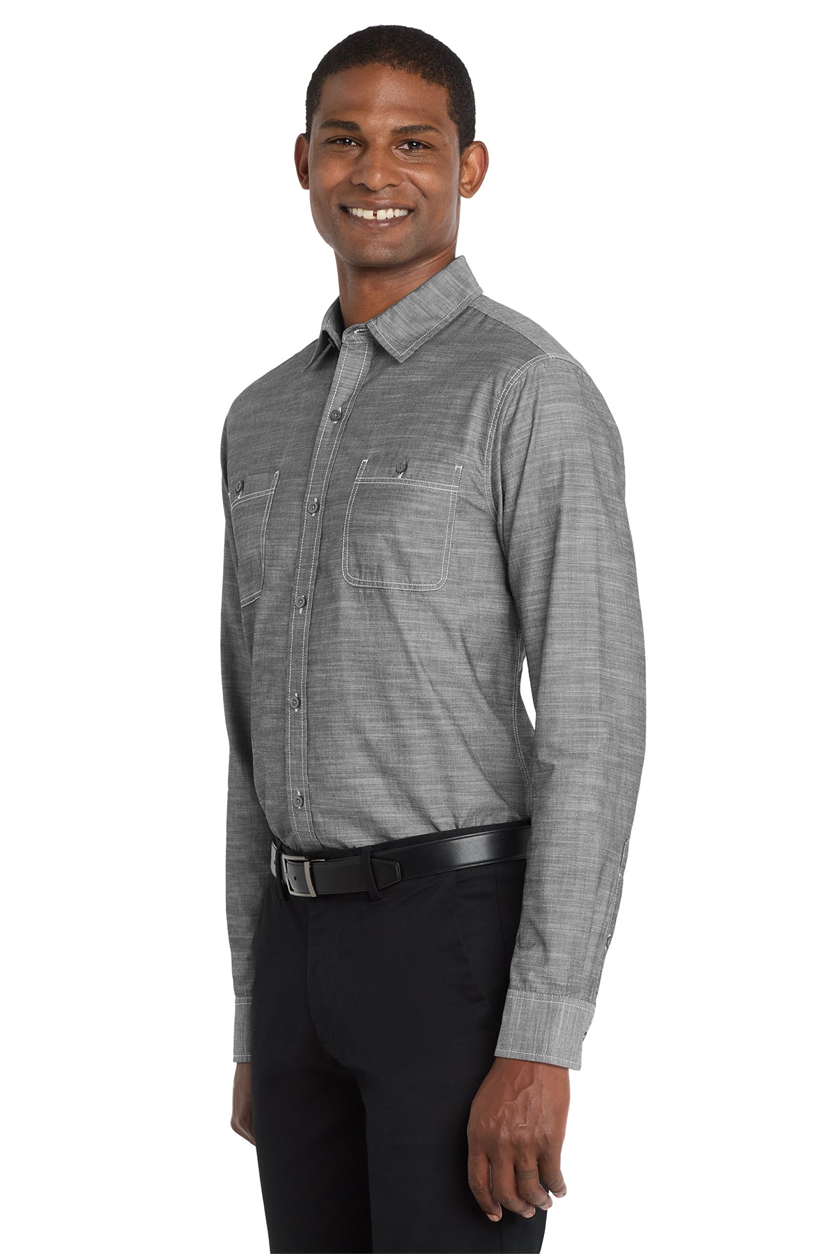 Port Authority® Slub Chambray Shirt. W380