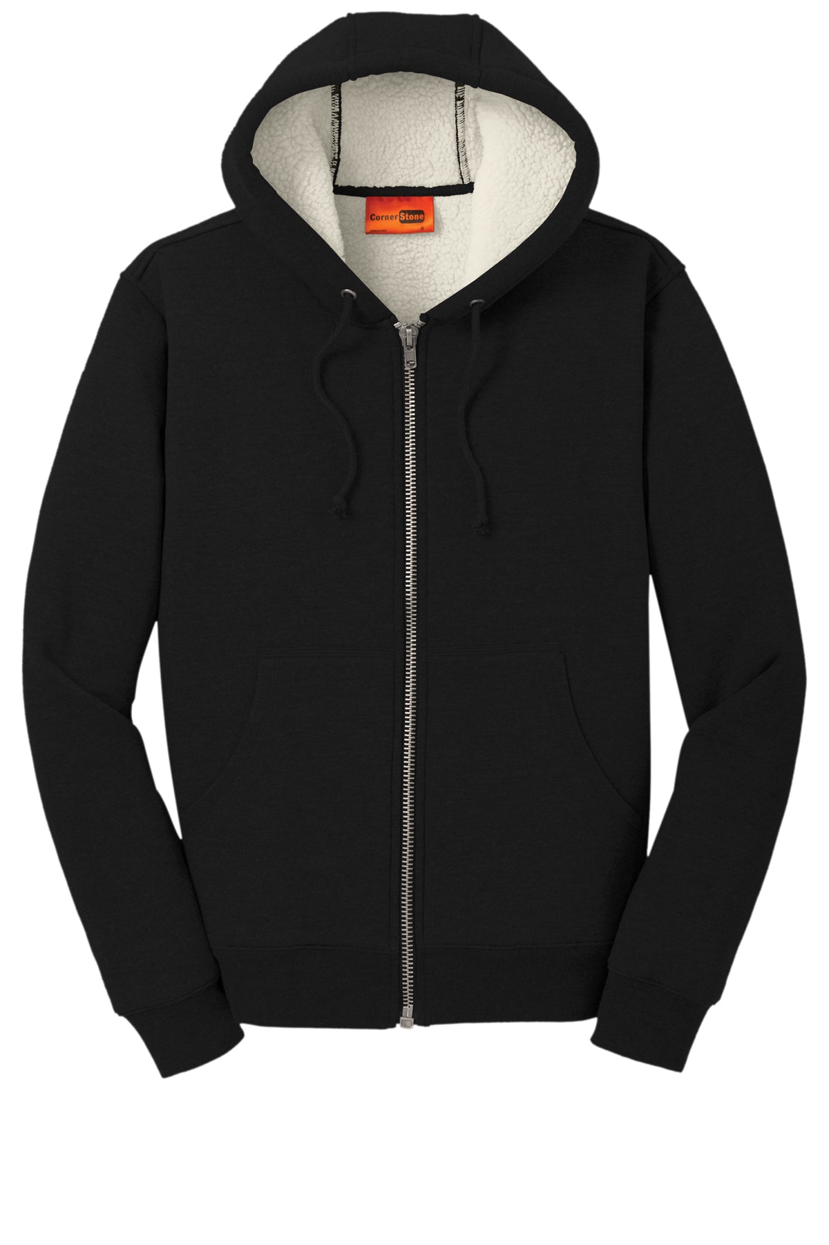 Heavyweight Sherpa-Lined Hooded Fleece Jacket. CS625