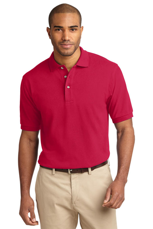 Overstock Heavyweight 100% Cotton Pique Polo.  K420 (Overstock) (b6)