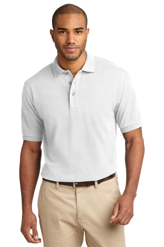 Overstock Heavyweight 100% Cotton Pique Polo.  K420 (Overstock) (b6)