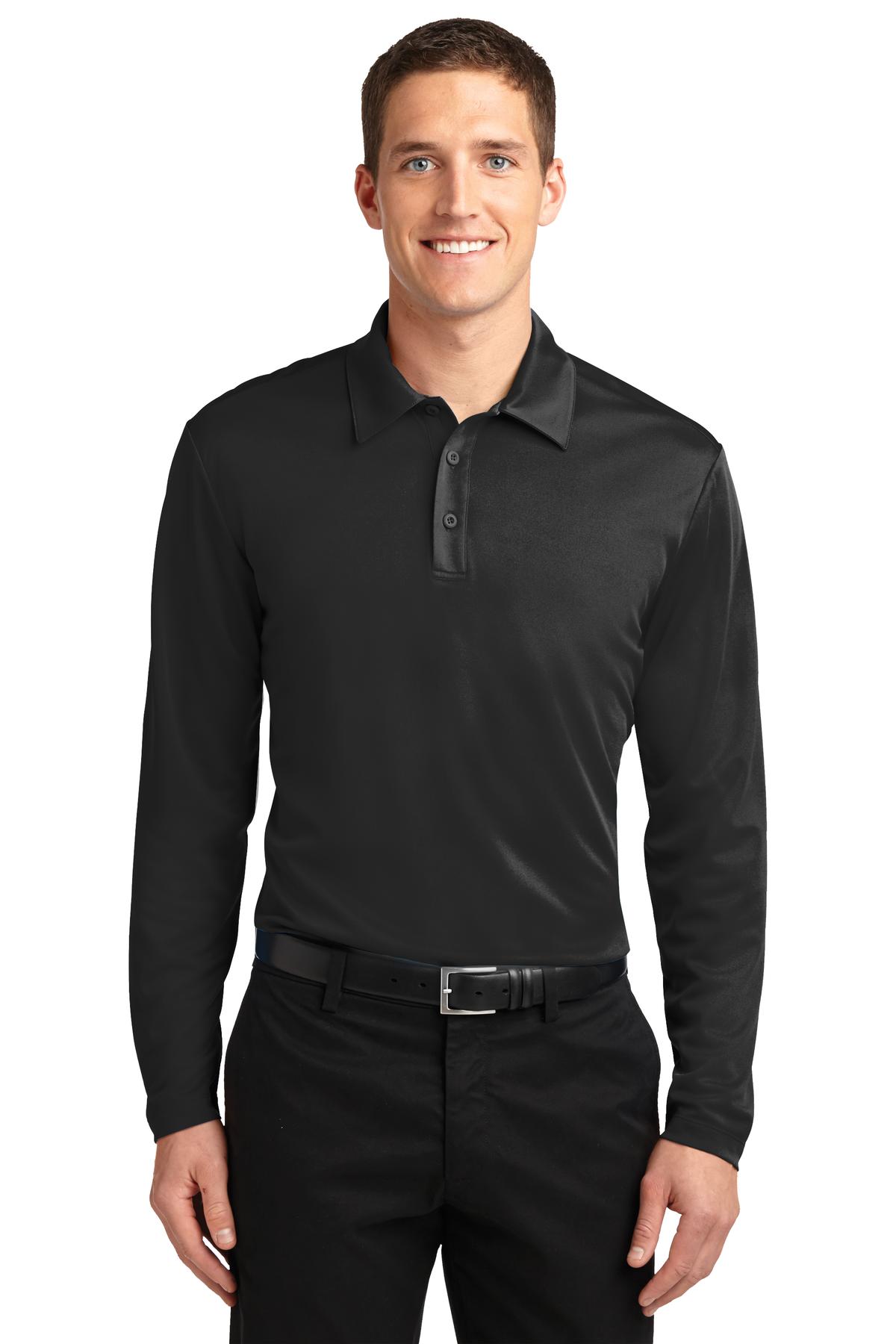 Silk Touch™ Performance Long Sleeve Polo. K540LS