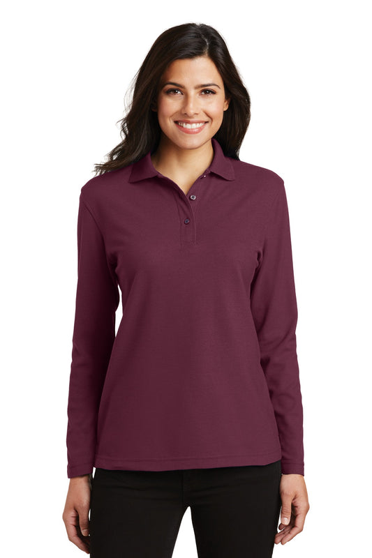 L500LS Long Sleeve Ladies Polo  (Overstock) (b7)