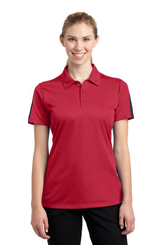 Sport-Tek® Ladies Textured Polo. LST695 (Overstock) (b4)