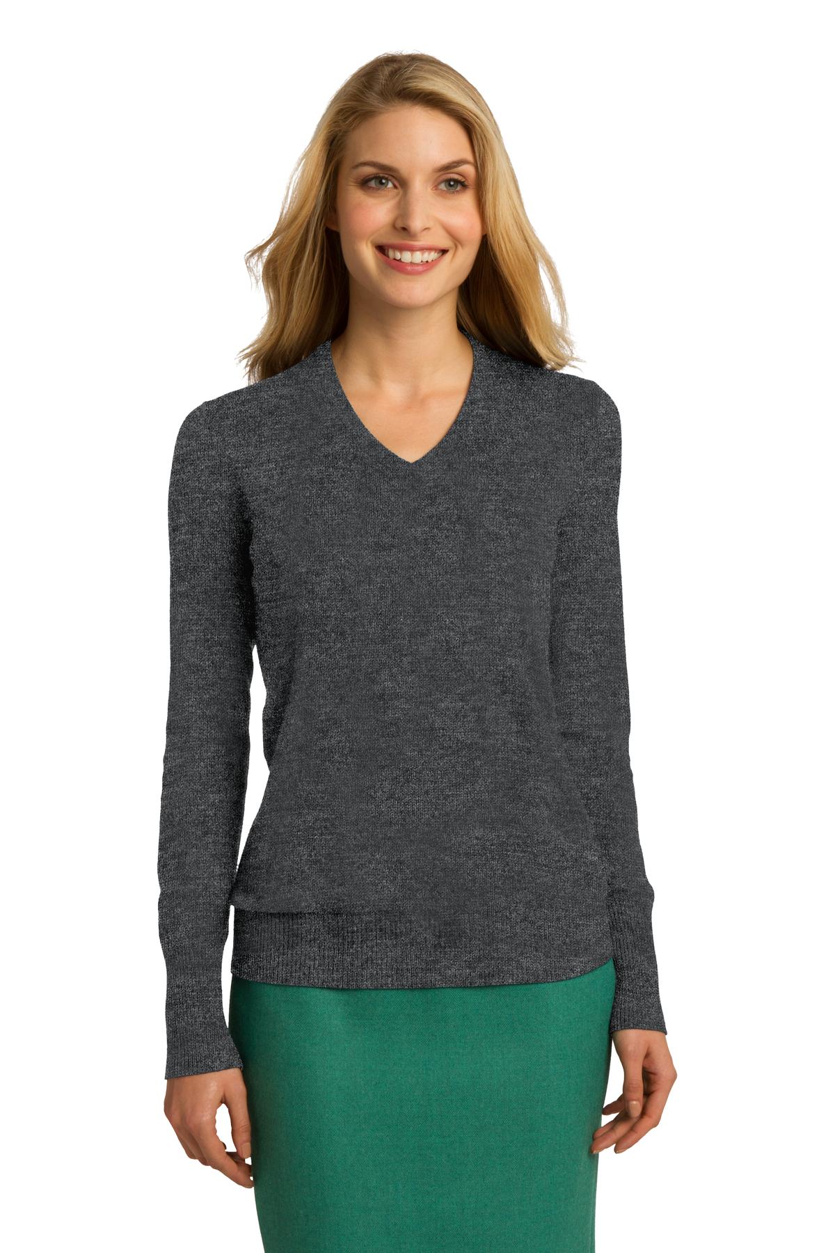 Ladies V-Neck Sweater. LSW285