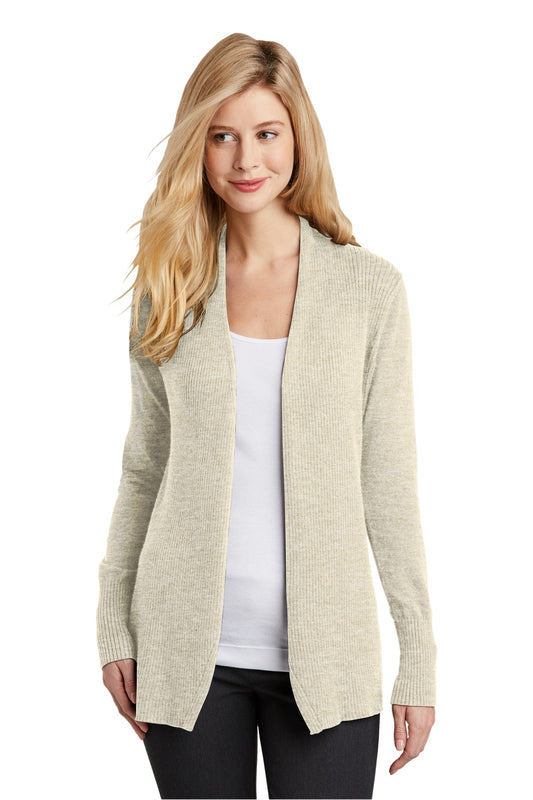 Ladies Open Front Cardigan Sweater. LSW289