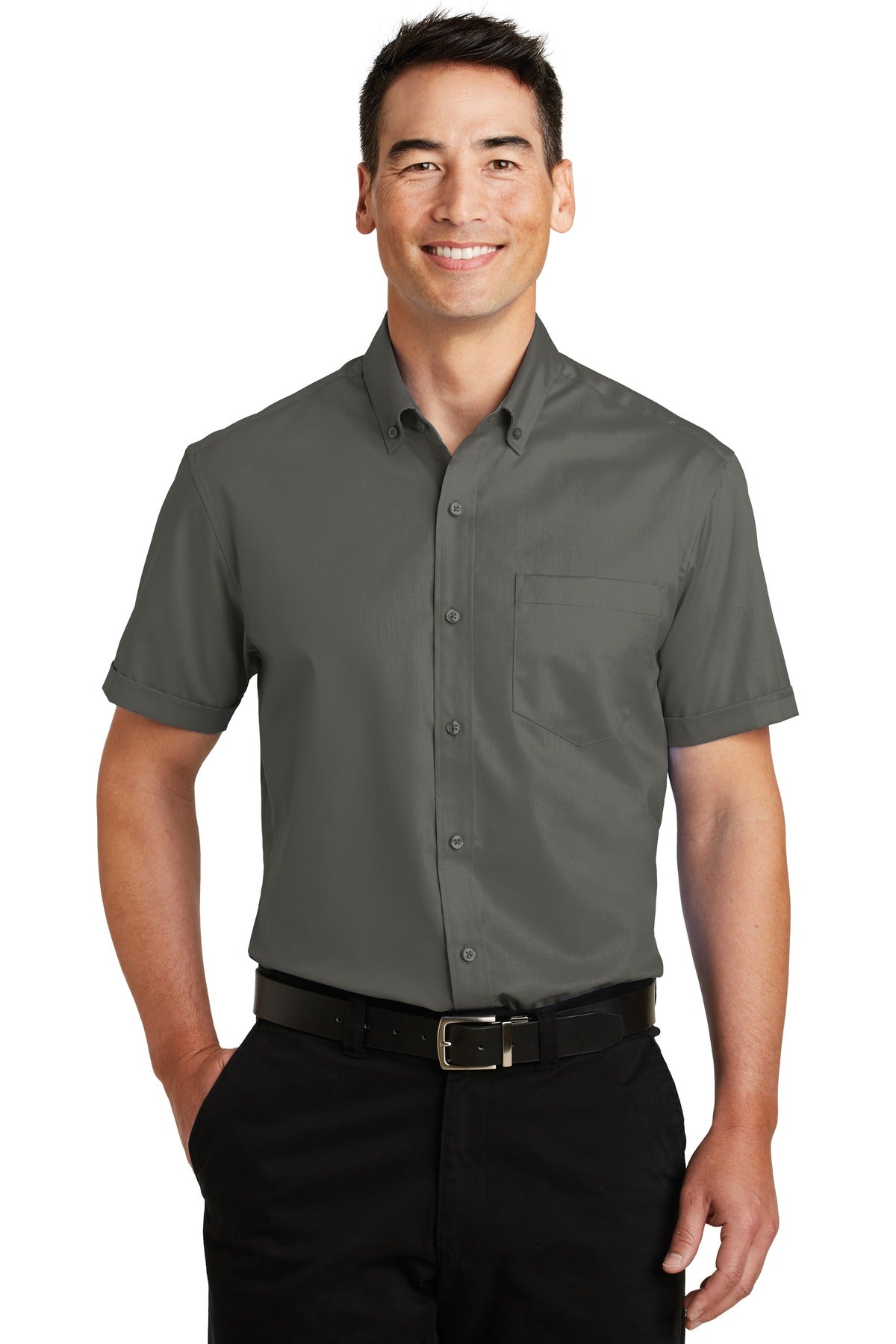Short Sleeve SuperPro™ Twill Shirt. S664