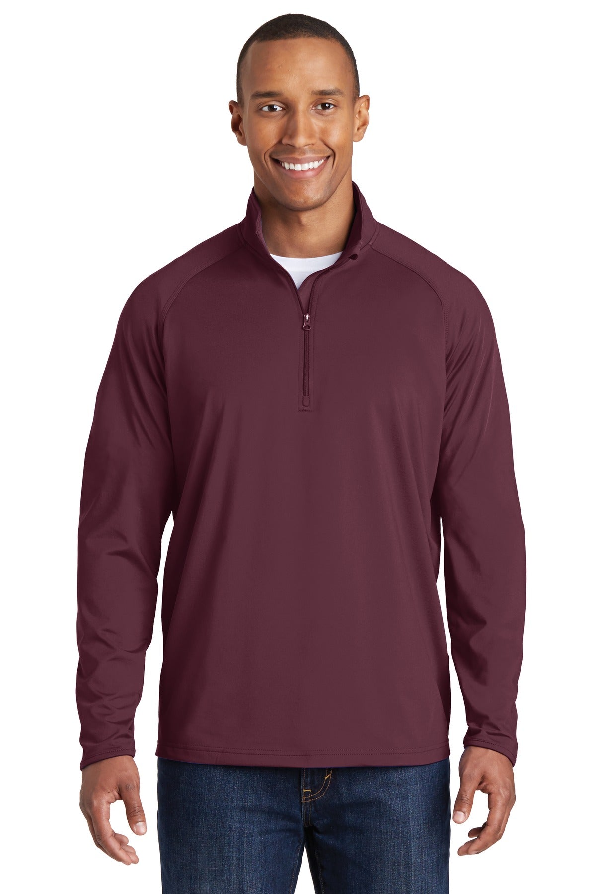 Sport-Tek® Sport-Wick® Stretch 1/2-Zip Pullover. ST850